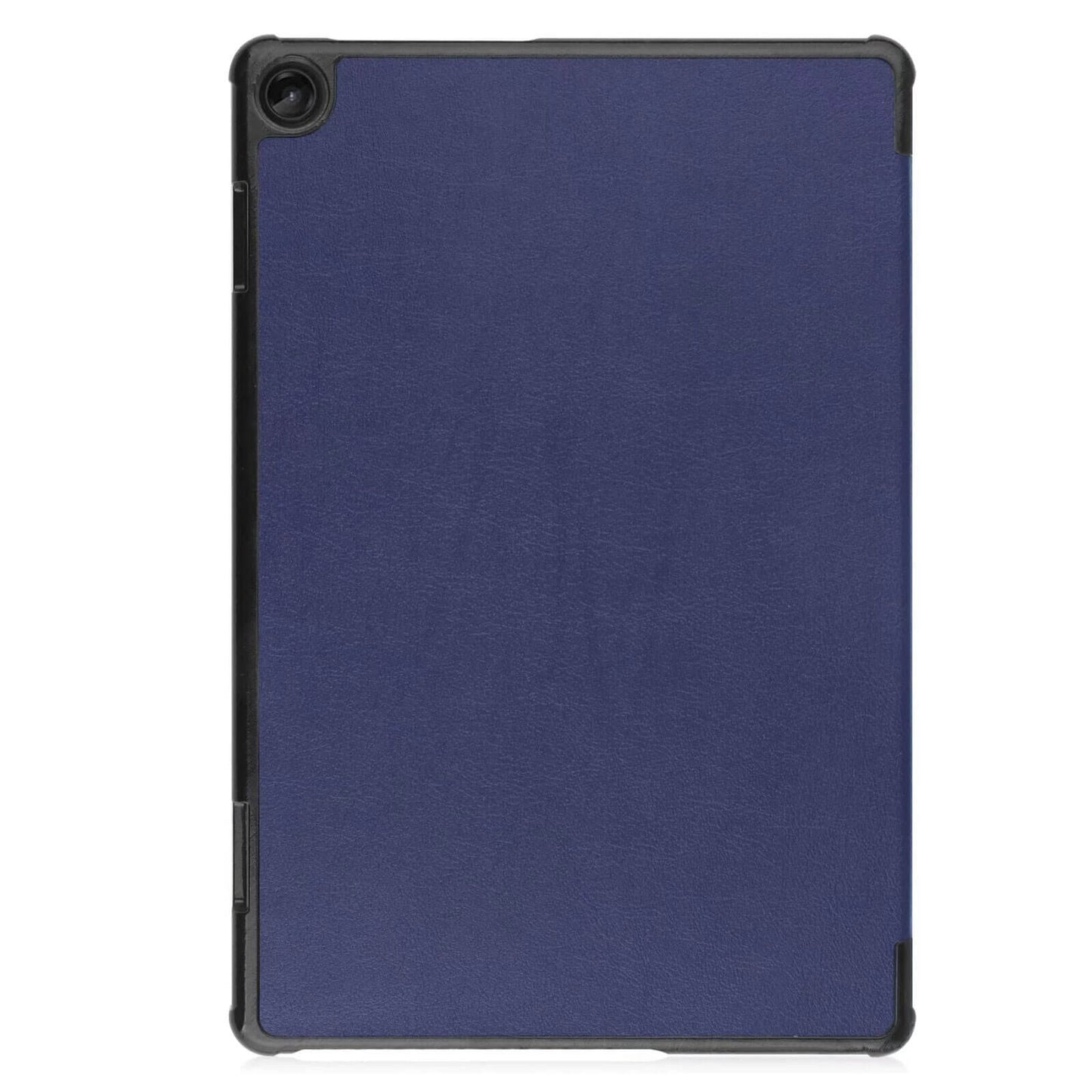 Lenovo Tab M10 (3rd Gen) 10.1 inch tri-fold hard shell smart cover with auto wake function in navy blue color back