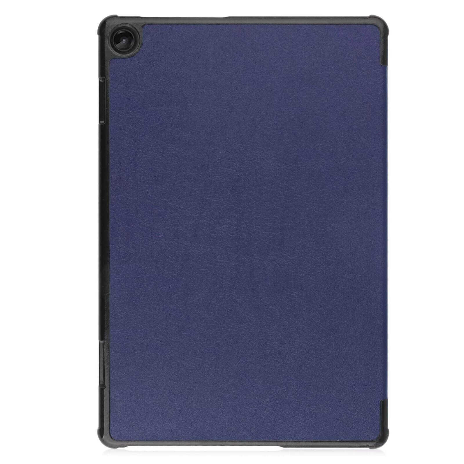 Lenovo Tab M10 (3rd Gen) 10.1 inch tri-fold hard shell smart cover with auto wake function in navy blue color back