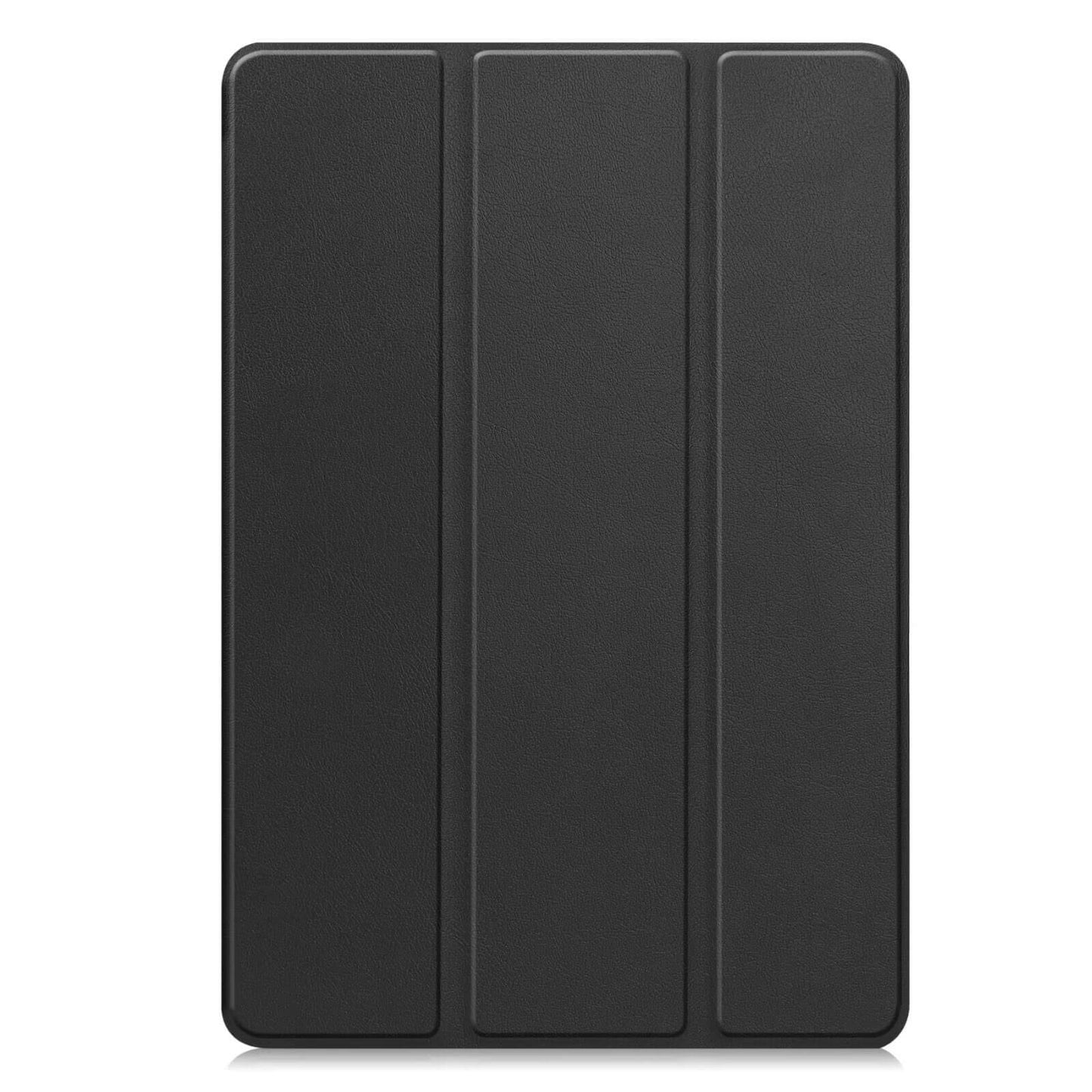 Black tri-fold hard shell smart cover with auto wake/sleep function for 11.5-inch Huawei MatePad 11.5S and MatePad Air 11.5.