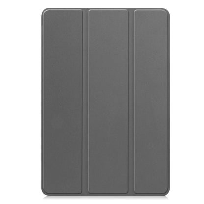 Gray tri-fold hard shell smart cover with auto wake/sleep function for 11.5-inch Huawei MatePad 11.5S and MatePad Air 11.5.
