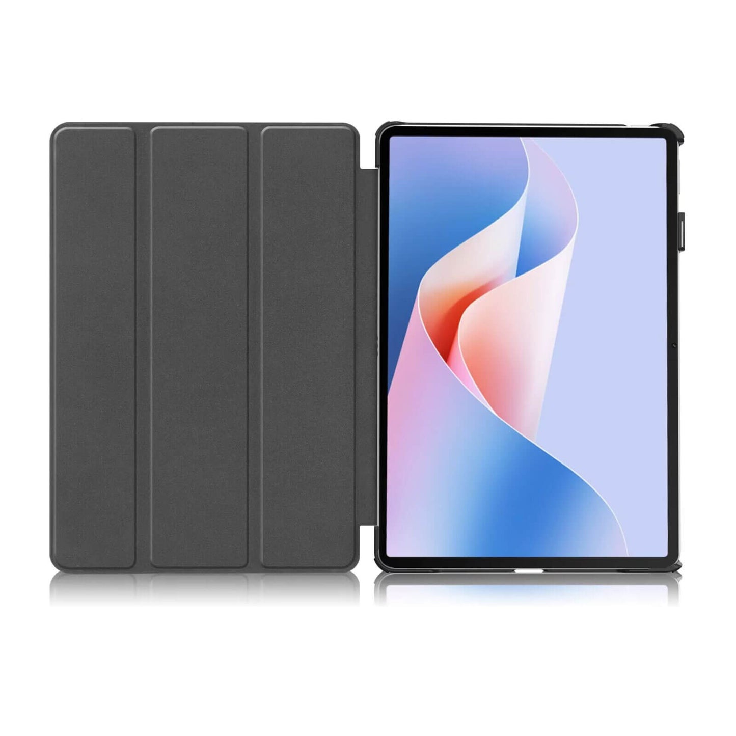 Navy Blue tri-fold hard shell smart cover with auto wake/sleep function for 11.5-inch Huawei MatePad 11.5S and MatePad Air 11.5 install.