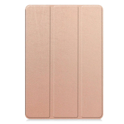 Rose Gold tri-fold hard shell smart cover with auto wake/sleep function for 11.5-inch Huawei MatePad 11.5S and MatePad Air 11.5.