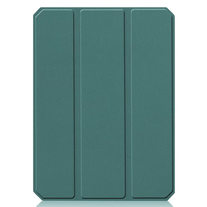 iPad mini 7 / 6 8.3-inch tablet case in dark green, featuring a tri-fold TPU back cover with auto wake function.