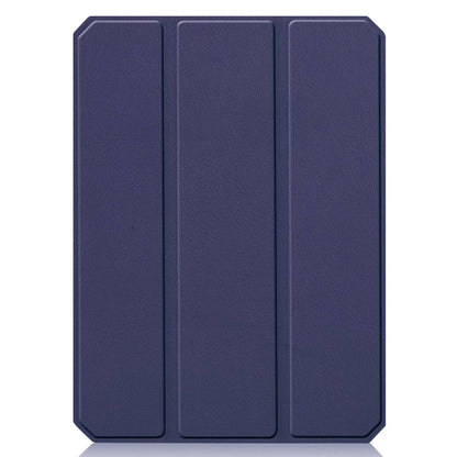 iPad mini 7 / 6 8.3-inch tablet case in navy blue, featuring a tri-fold TPU back cover with auto wake function.